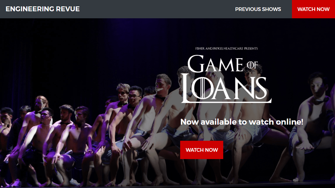 engrevue.co.nz landing page